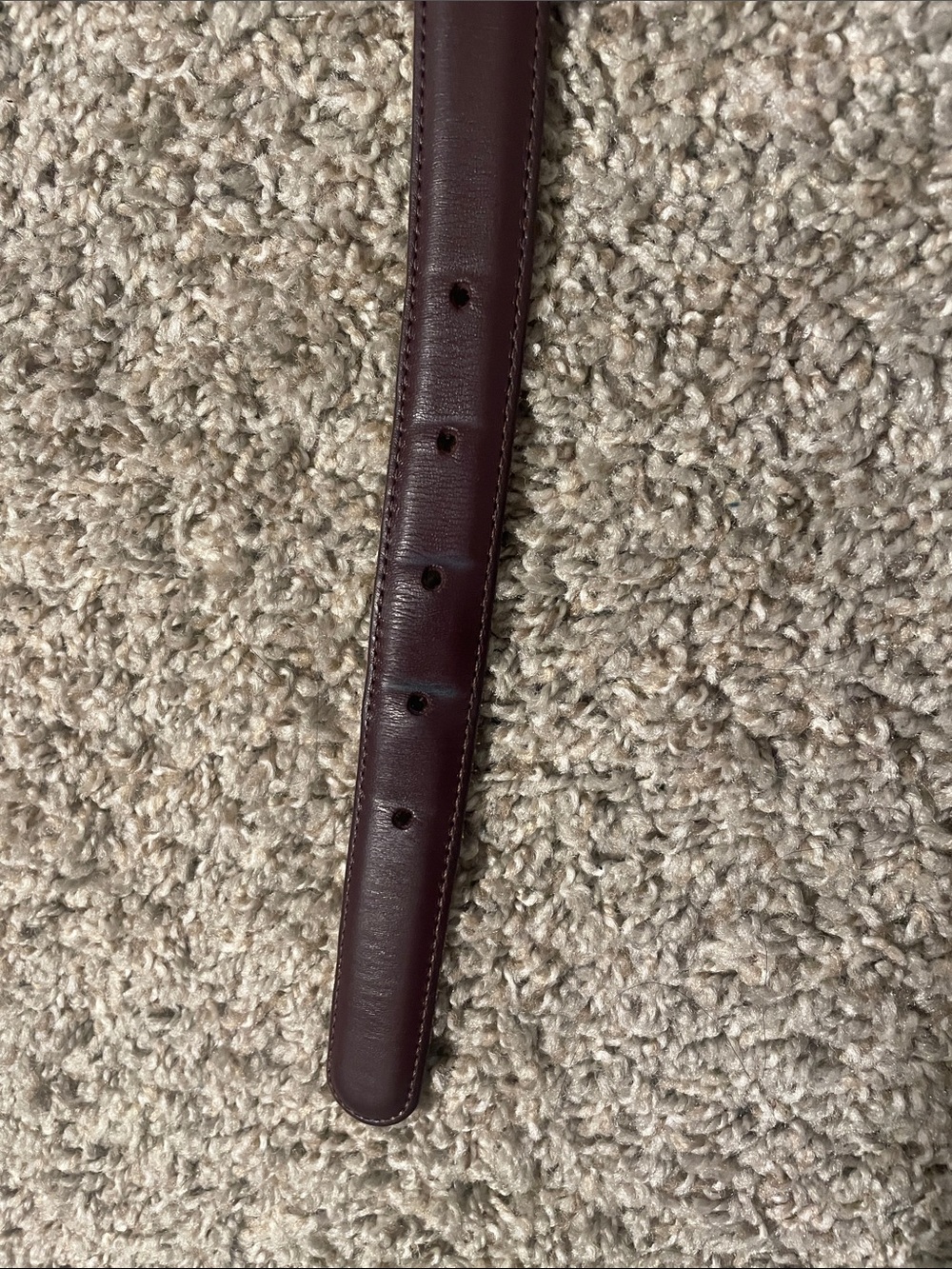 Vintage Coach chocolate brown Leather Belt 30 inch waist - Picture 2 of 7